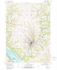 Galena 1968 topographic map preview