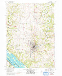 Galena 1968 topographic map preview