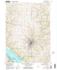 Galena 1968 topographic map preview