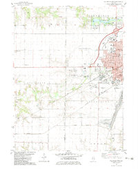 Galesburg West 1982 topographic map thumbnail