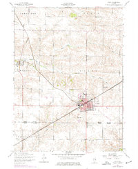 Galva 1953 topographic map preview