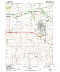 Geneseo 1991 topographic map thumbnail