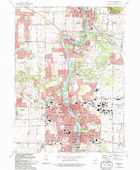 Geneva 1993 topographic map thumbnail