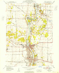 Geneva 1949 topographic map thumbnail
