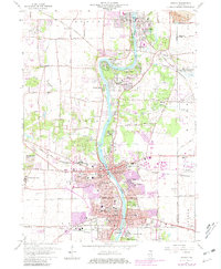 Geneva 1964 topographic map thumbnail