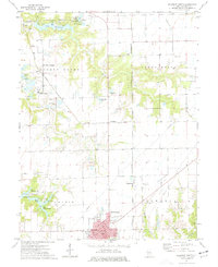 Gillespie North 1974 topographic map thumbnail