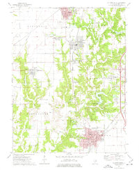 Gillespie South 1974 topographic map thumbnail