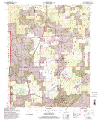 Glendale 1996 topographic map preview