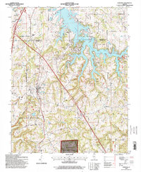 Goreville 1996 topographic map thumbnail