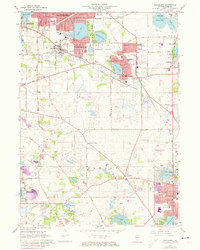 Grayslake 1960 topographic map thumbnail