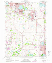 Grayslake 1960 topographic map thumbnail