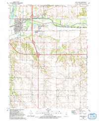Green Rock 1992 topographic map thumbnail