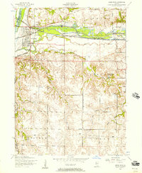 Green Rock 1953 topographic map thumbnail