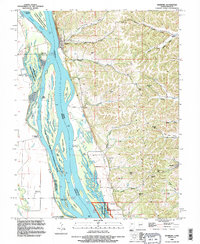 Hamburg 1993 topographic map thumbnail