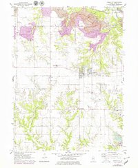 Hanna City 1971 topographic map thumbnail