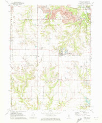Hanna City 1971 topographic map thumbnail