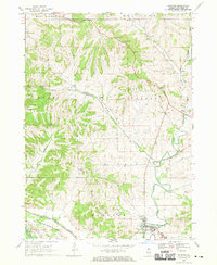 Hanover 1968 topographic map thumbnail