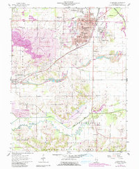 Harrisburg 1961 topographic map thumbnail