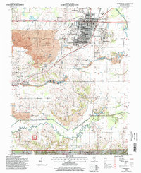 Harrisburg 1996 topographic map thumbnail