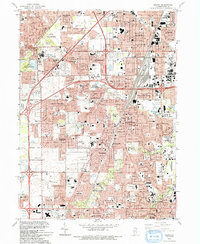 Harvey 1993 topographic map thumbnail