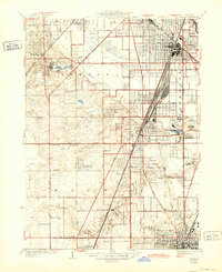 Harvey 1929 topographic map preview