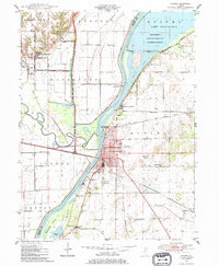 Havana 1947 topographic map thumbnail