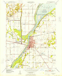 Havana 1948 topographic map thumbnail