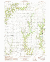 Hazel Dell 1985 topographic map thumbnail
