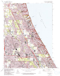 Highland Park 1993 topographic map thumbnail