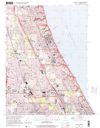 Highland Park 2000 topographic map thumbnail