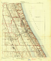 Highland Park 1928 topographic map thumbnail