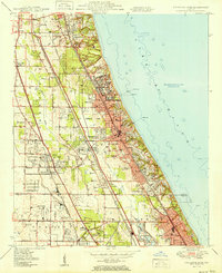 Highland Park 1951 topographic map thumbnail