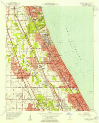 Highland Park 1953 topographic map thumbnail