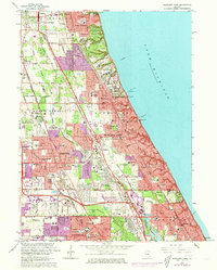 Highland Park 1963 topographic map thumbnail