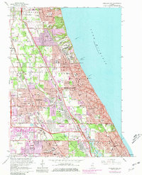 Highland Park 1963 topographic map thumbnail