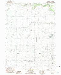 Hindsboro 1982 topographic map thumbnail