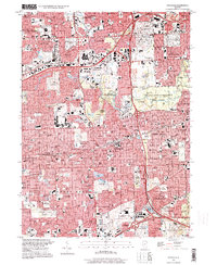 Hinsdale 1997 topographic map thumbnail