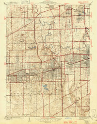 Hinsdale 1927 topographic map thumbnail