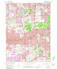 Hinsdale 1963 topographic map thumbnail