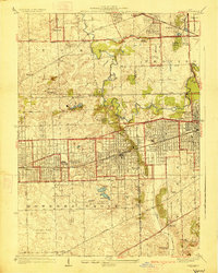 Hinsdale 1927 topographic map thumbnail
