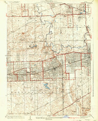 Hinsdale 1927 topographic map thumbnail