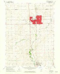 Hoopeston 1964 topographic map thumbnail