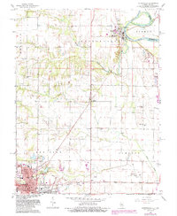 Hutsonville 1966 topographic map thumbnail
