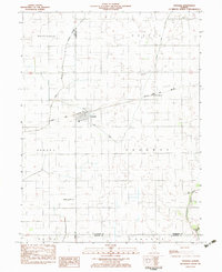 Ivesdale 1983 topographic map thumbnail
