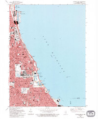 Jackson Park 1993 topographic map thumbnail