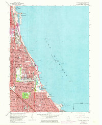 Jackson Park 1963 topographic map thumbnail