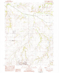 Jerseyville North 1983 topographic map thumbnail