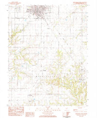 Jerseyville South 1983 topographic map thumbnail