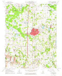 Johnston City 1963 topographic map thumbnail