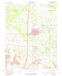 Johnston City 1963 topographic map thumbnail
